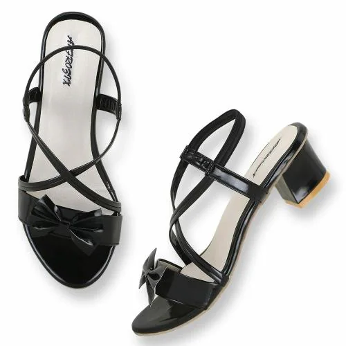 MK Style stylish women sandal block heel new design fancy heels for women and girls Women's Sequins Block Heels Fashion Sandals for Women & Girls latest Collection & stylish Comfortable