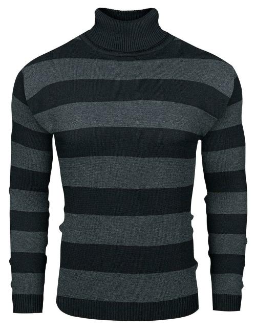 DENIMHOLIC Men's Turtle Neck t-Shirt for Men, high Neck t Shirts for Men