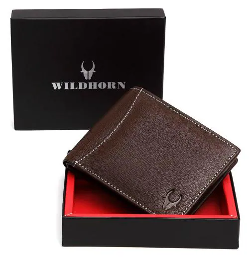 Wildhorn Men Black Wallet