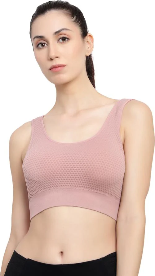 Buy Velvi FIGURE Women Sports Lightly Padded Bra (Pink) Online at Best Prices in India JioMart.