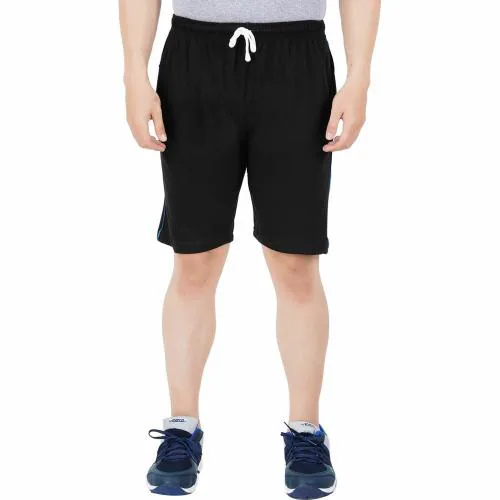 Buy Guide Men Black Solid Pure Cotton Shorts (XL) Online at Best Prices