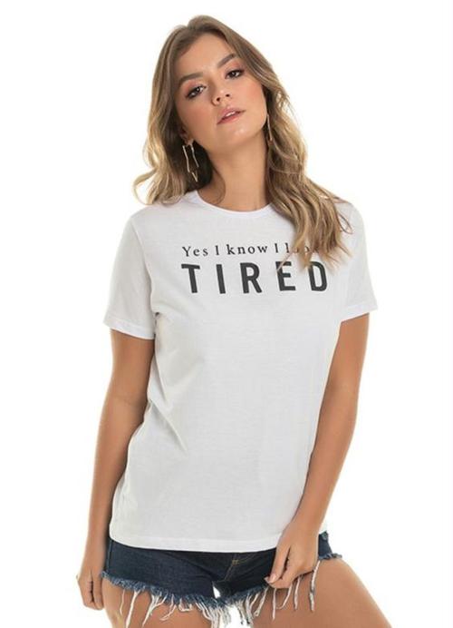 Fokscrew Womens Printed Round Neck Tshirts
