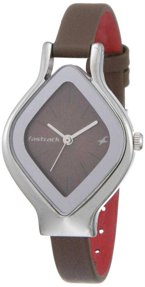 Buy Fastrack Analog Dial Brown Band Brown Watch-Nl6109Sl02 For Womens ...