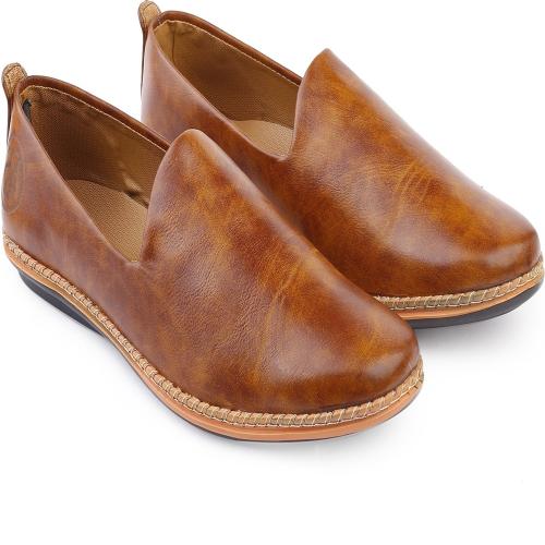 HONEY Stylish Loafers For Boys, Jutis For Boys, Loafer Shoes For Boys, Loafers For Men (Tan)