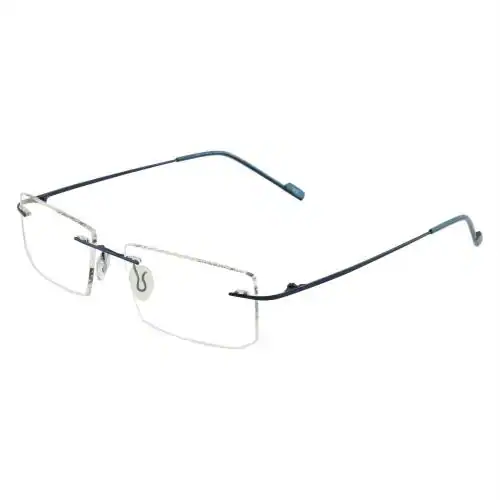 Rsinc Blue Rimless Spectacle Frame