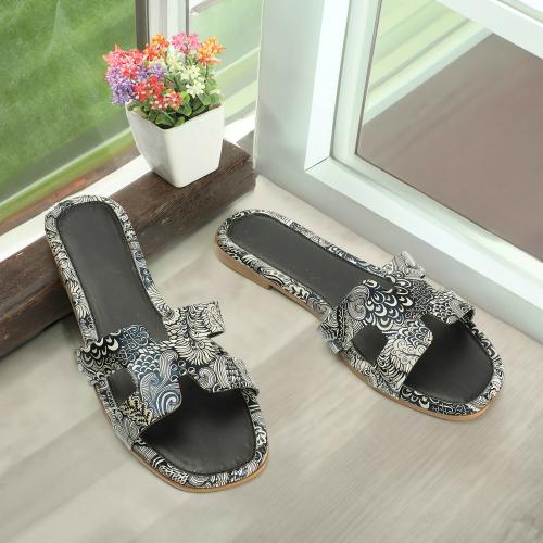 CLOSHO Black Slide Sandal for Women