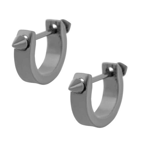 Morir Black Metal Earrings