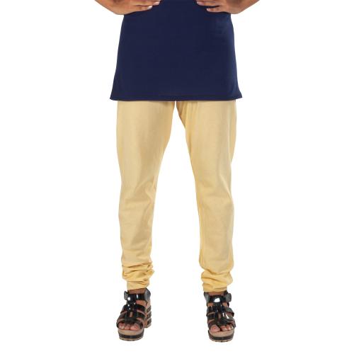 AWA Women's premium soft Cotton Chudidar pants / Gathering pants, Color - Skin, Size-XXL