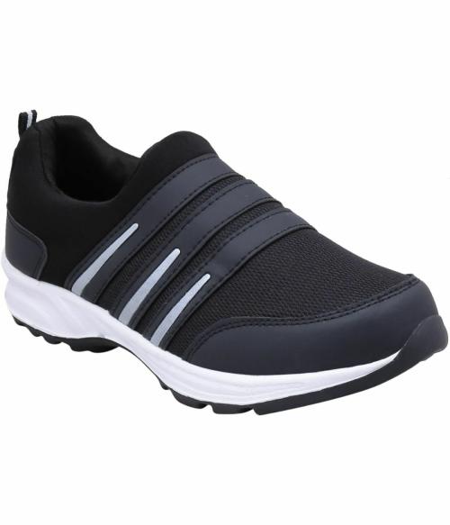 ANGEL CRAFT Black Sports Shoes for Men