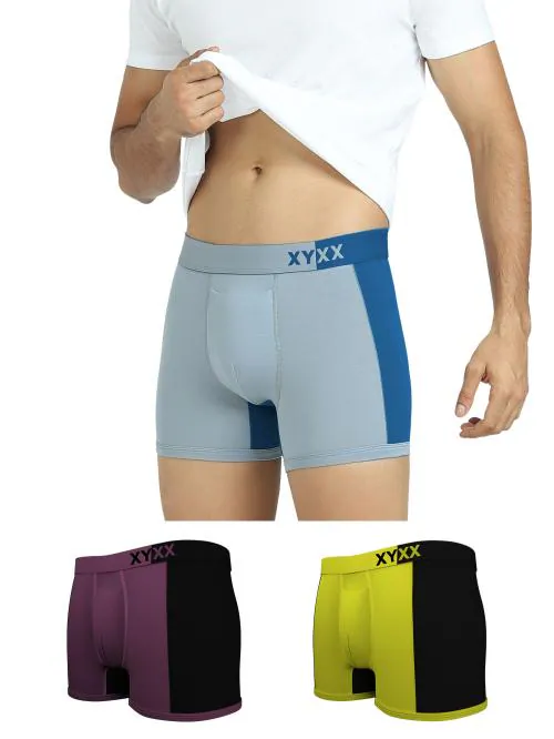 Buy XYXX Pack of 3 Intellisoft Micro Modal Dualist Men Trunks Online at