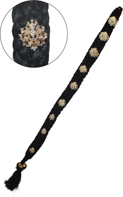 Buy Vaghbhatt Multicolor Metal Southern Bling Hair Choti Jadai Billai