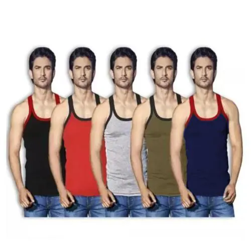 FRANSCART Mens vest Regular Fit Gym Vest combo for Men (Pack of 5)