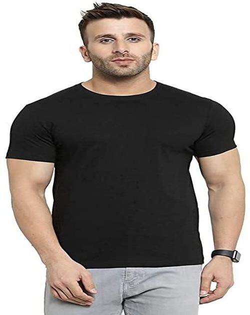 TUSI Solid MenRound Neck T Shirt