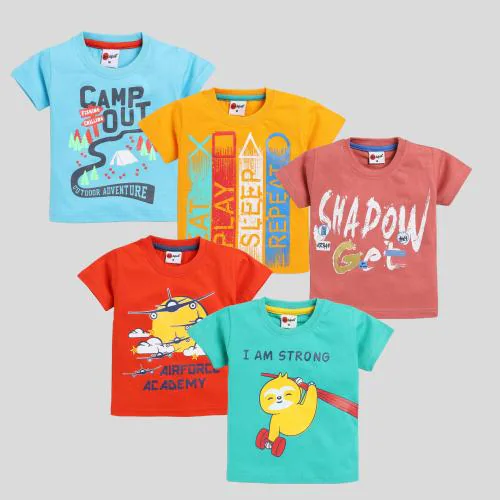 Summer Coolness for Boys: Pure Cotton T-Shirts Collection by Mars Infiniti