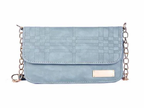 DN Enterprises First Choice Women's Sling Bag Handbags Shoulder Bag Purse With Long Strap (Grey)