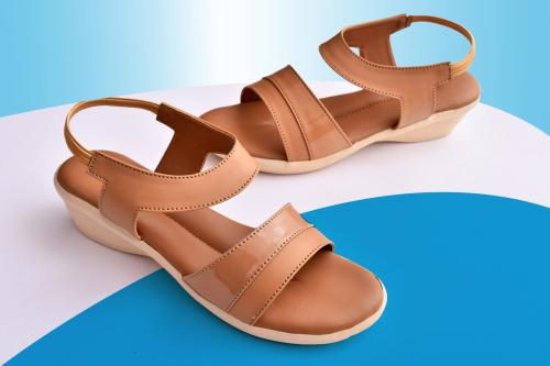 HYADES Women's Synthetic Slip-On Stylish/Comfortable Sandals