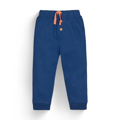 mustmom kids winter wear warm fleece Sweatpants for baby boys and girls unisex Blue
