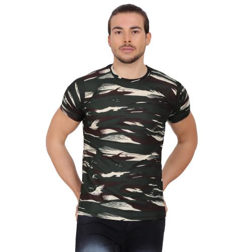 AXOLOTL Army/Military Style Camaouflage T-shirt for men (Dry Fit)