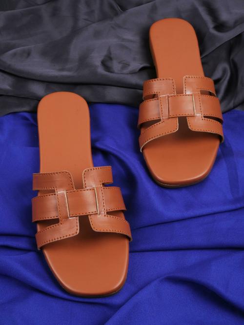 CLOSHO Tan Flats for Women