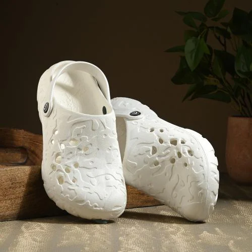 Birde Stylish Regular Wear White Clogs For Men