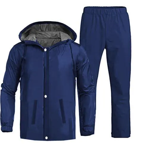 La' exclusivite Raincoat for men Blue-M