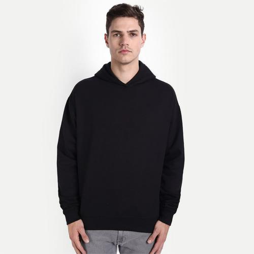 Buy MOSAJC Men Black Solid Pure Cotton Sweatshirt Online at Best Prices ...