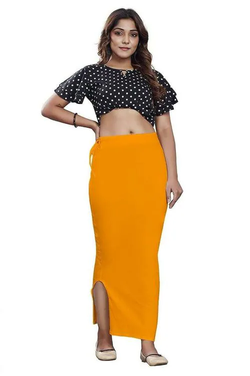 Buy POOJARAN SAREE Microfiber Saree Shapewear Petticoat for Women, Cotton  Blended with Drawstring(Rope) Online at Best Prices in India - JioMart.