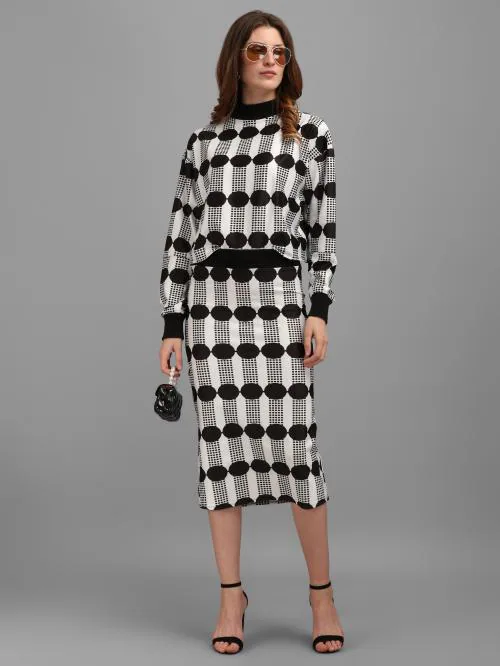 Buy Purvaja Women Black And White Coords Western Dress Online at Best Prices in India JioMart.