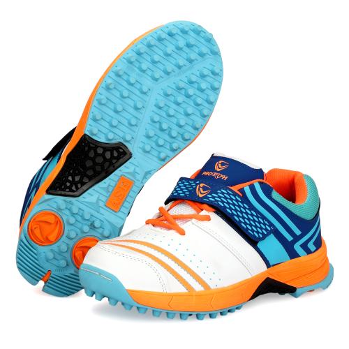 PRO KVH Men's Orange Advanced Cricket Shoes with Rubber Phylon Sole for Enhanced Performance