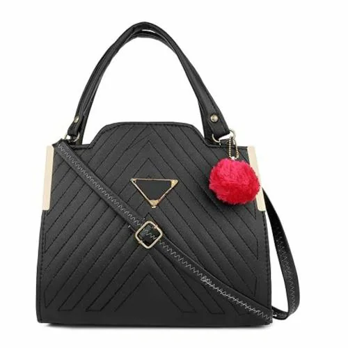 MN BAGS HAND BAGES FOR WOMEN USE FOR PARTY AND FASTIVAL | COLOR-BLACK