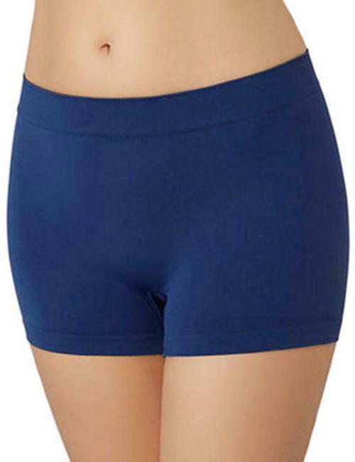 Buy Crusila Blue Cotton Blend Women Boy Short Panty, Small Online at