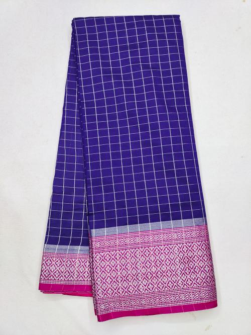 SuperLaxmi Kantara Banarsi Silk Saree For Women in Blue