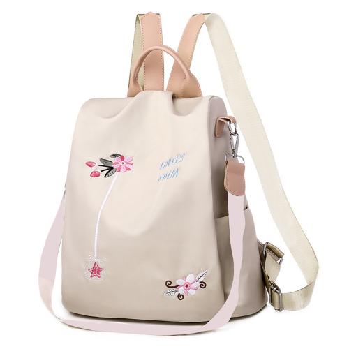IRMAO 2021 New Flower Embroidered Artistic National Style Oxford Large Capacity Women's Bag Generation Backpack