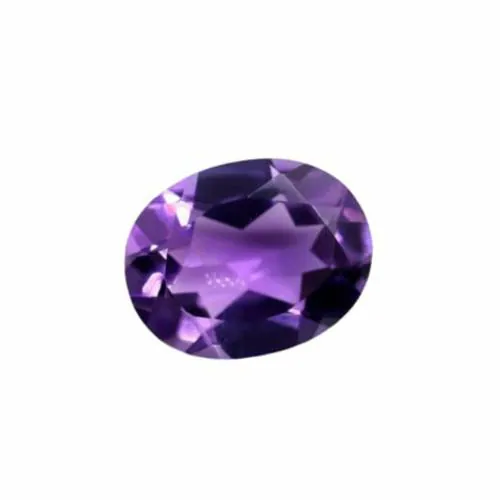 The Gallery of Gemstone 4 Carat Purple Amethyst Stone Purple Stone Oval Shape Original Certified