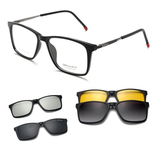 Grey Jack Clip On Sunglasses For Men And Women - Tr6076C1