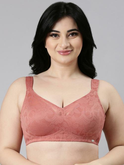 Enamor F122 Smooth Curve Lift Super Support Bra for Women- Full Coverage, Non Padded and Wirefree