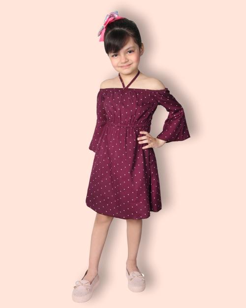 ADDYVERO Girls Midi/Knee Length Casual Dress