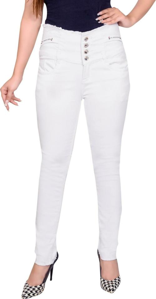 Queenie Women White Denim Women Jeans