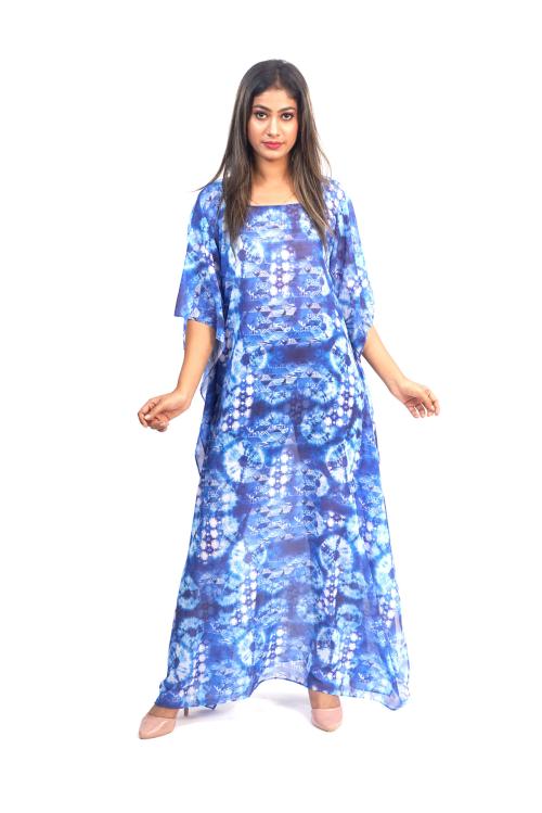 Rajoria Instyle Women's Georgette Digital Print Kaftan/Beach Coverup/Bikini Coverup/Kaftan Coverup/Body Coverup Top/Drees/Colorfull CIK-5-XXL|DRESS|WOMEN DRESS|KAFTAN|KAAFTAN|BEACH WEAR|WOMEN WEAR|KURTI|TOPS|TOP|PARTY WEAR|WOMEN WESTERN DRESS