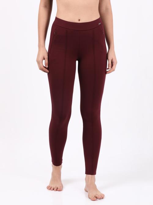 Maroon Leggings