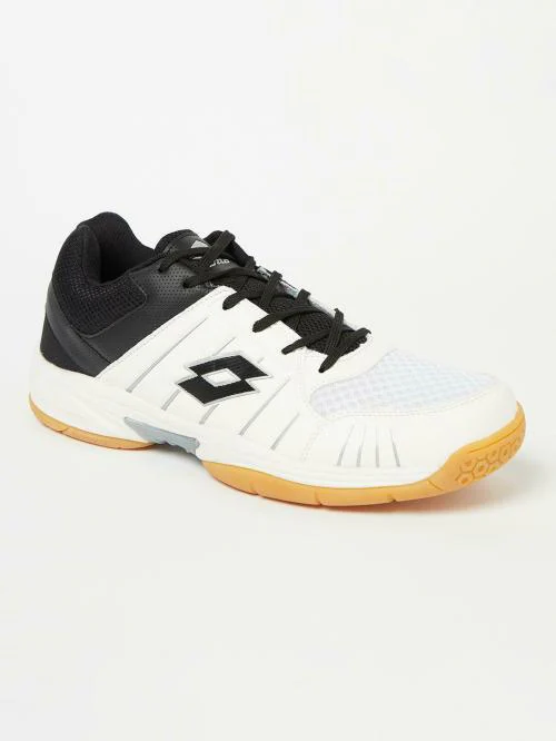 Lotto Men Superrapida 2.0 White/Black Indoor Sports Shoes