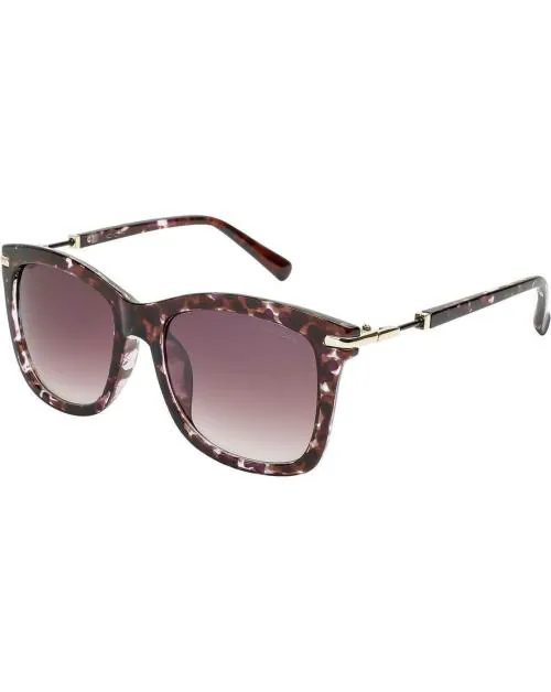 IDOR UV Protection Retro Square Full Frame Brown Sunglasses Women & Girls | 1121-C23