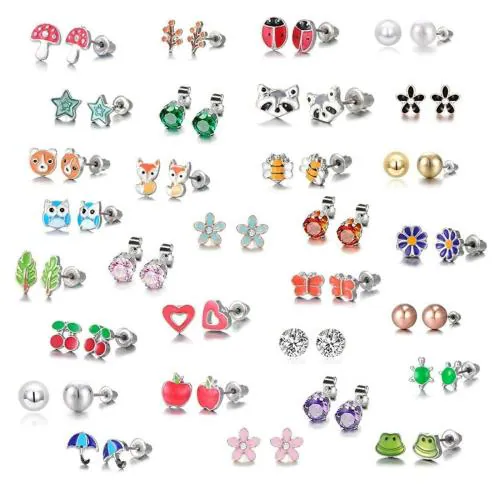 Kairangi by Yellow Chimes Silver Earring Set Multicolor Suitable for Womens