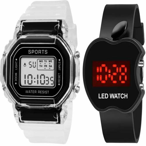 BANDSMITH LATEST DESIGN LUXURIOUS TRENDING Digital Watch - For Girls Pink Kids FLASHLIGHTS LED SQUARE Women