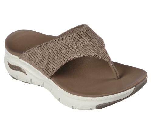 Skechers ARCH FIT - EASY DAY Brown Sandals for Women