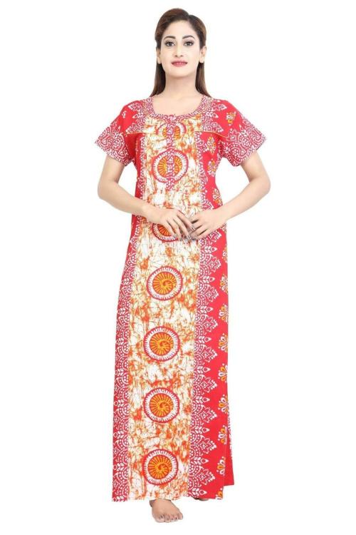 Antara Women Red Night Dress