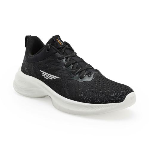 Red Tape Men Black Walking Shoes