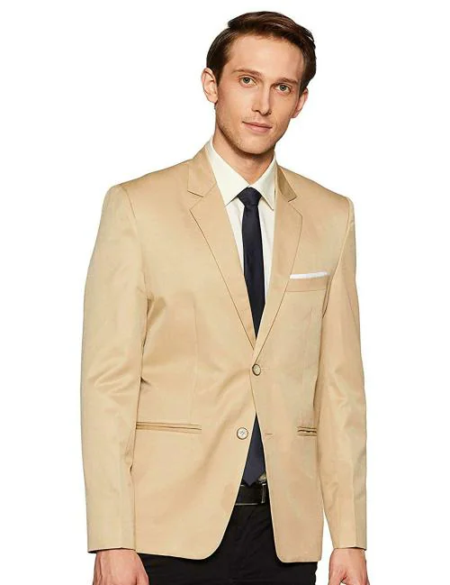 Luxrio Men Beige Blazer