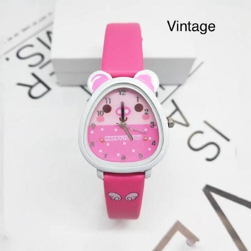 FARP Analog dark pink colour kids watch girls watch