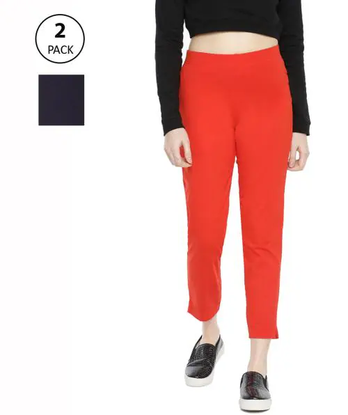 Buy Hot Pink Pants for Women by DOLLAR MISSY Online | Ajio.com